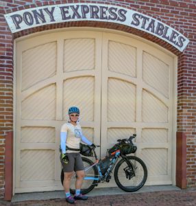 Bicyclist completes solo ride of entire Pony Express Trail