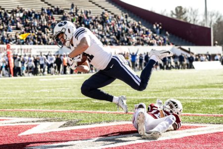 BYU buries UMass 56-24 under 628 yards of offense