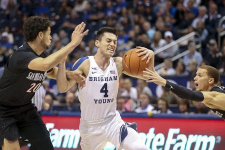 Schakel, Feagin hit late 3s to lift San Diego State over BYU
