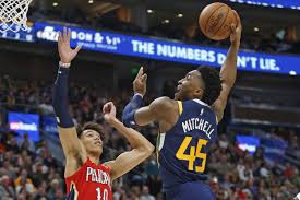 Mitchell scores 37 with Gobert out as Jazz beat Pelicans