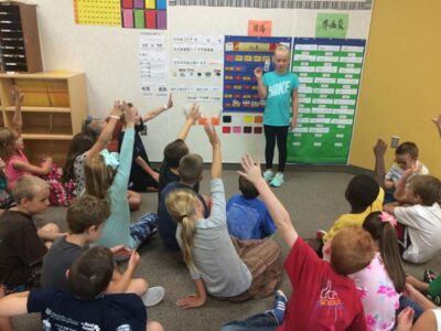 First group of Chinese immersion students enter high school