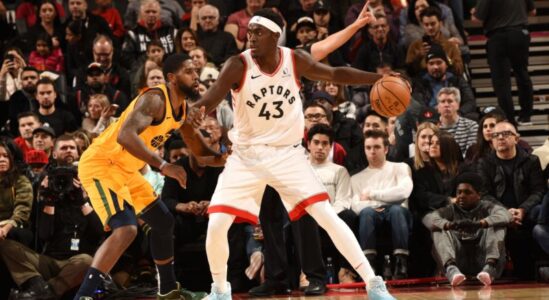 Siakam has 35, Raptors use big 1st half to rout Jazz 130-110