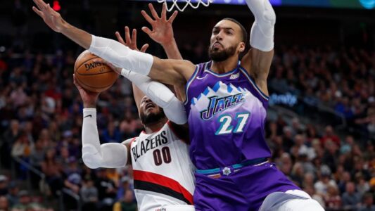 Mitchell’s big 2nd half stymies Blazers rally in Jazz win