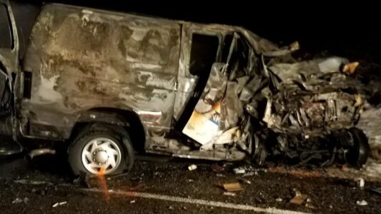 3 killed in head-on collision on U.S. Highway 89 in Kane County