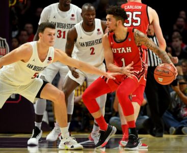 No. 20 San Diego State routs Utah 80-52 to improve to 12-0