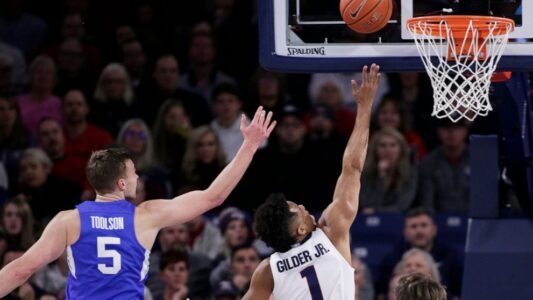 Tillie leads No. 1 Gonzaga past BYU 92-69.