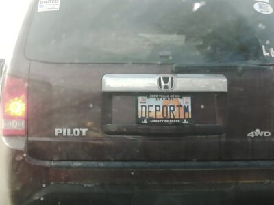 Lawmakers to question how ‘deport’ license plate got OKed