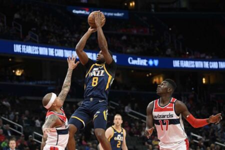 Bogdonovic, Gobert help streaking Jazz beat Wizards 127-116