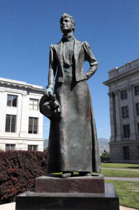 Replica statue of first Utah woman senator goes on display