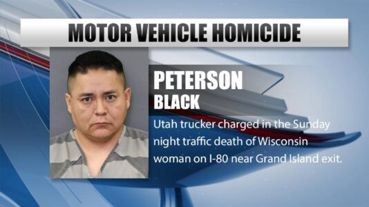 Man charged in Nebraska crash that killed Wisconsin woman
