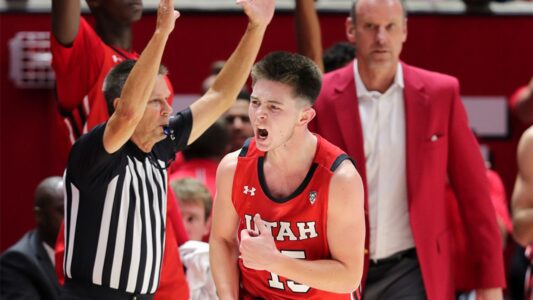Utah Men’s Basketball’s Rylan Jones Named Pac-12 Freshman of the Week