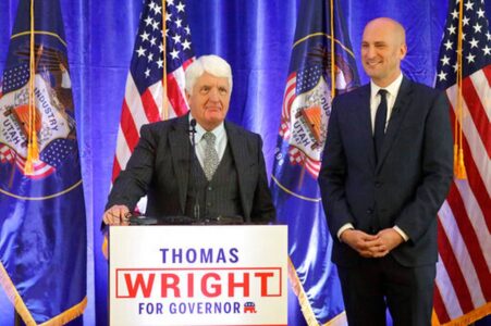 Thomas Wright Adds Rod Bishop To His Governor Ticket