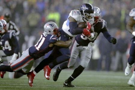 Derrick Henry, Titans stun Patriots 20-13 in wild-card upset