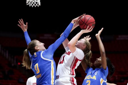 No. 8 UCLA women rout Utah 84-54 to improve to 15-0