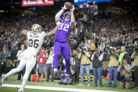 Cook, Vikings upend Saints 26-20 in OT in NFC playoffs