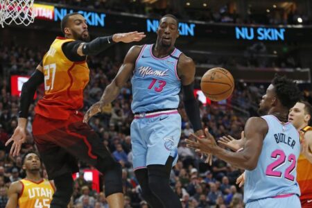 Mitchell scores 26, Jazz beats the Heat 116-101