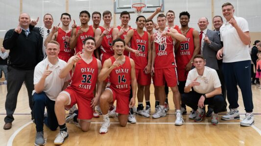 Dixie State Men’s Basketball Stunned in RMAC Semifinals Friday