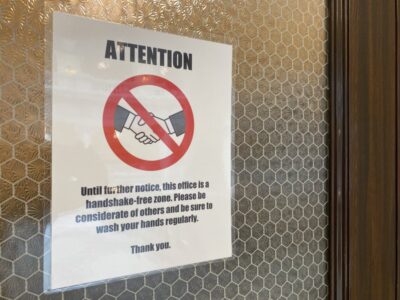 Handshake-free zone at Utah state Capitol as virus spreads