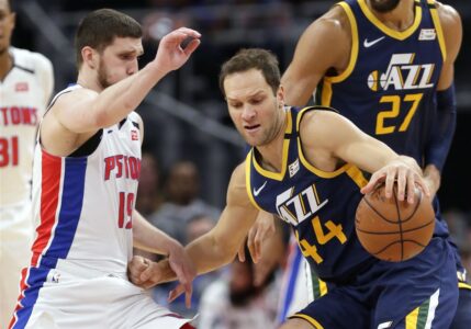 Jazz withstand Detroit rallies in 111-105 win