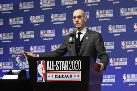 NBA says virus hiatus will likely last “at least” a month