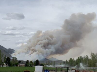 Saddle Fire Commences North of Midway