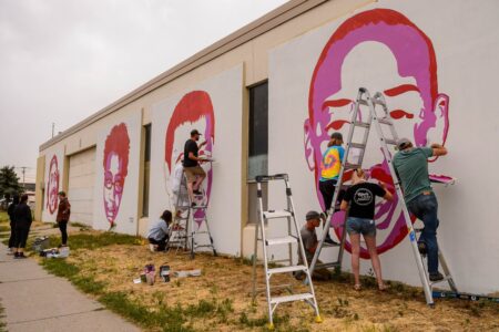 Utah artists add faces to mural of people killed by police