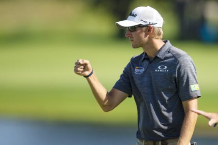 Thompson, Werenski share lead at 3M Open at 12 under