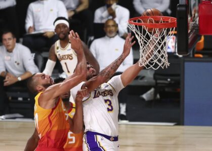 Lakers beat Jazz 116-108 to clinch top seed in West