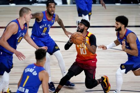 Back from quarantine, Conley leads Jazz over Nuggets 124-87