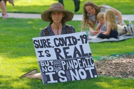 Utah Protest Says Mask Mandates Curtail Civil Liberties