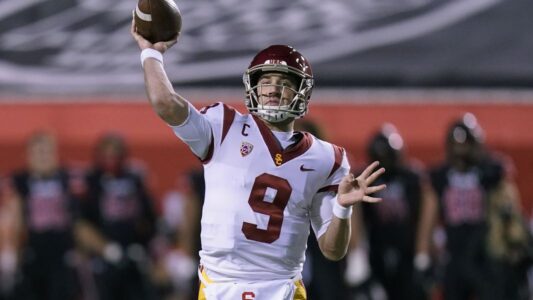 Slovis, dominant defense power No. 20 USC past Utah 33-17