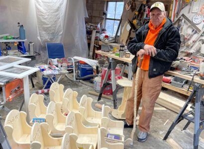 Utah woodworker makes chairs for kids in need