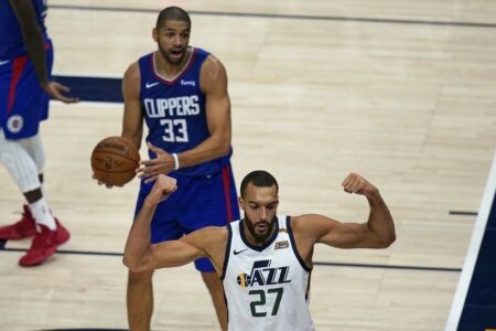 Conley scores 33 points, Jazz beat Clippers 106-100