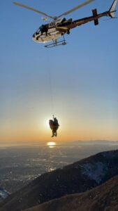 Stranded Hikers Rescued From Icy Cliff in Northern Utah