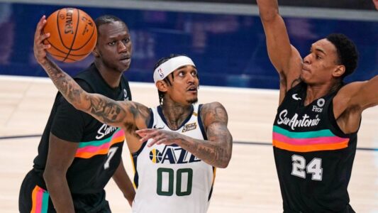 Mitchell, Jazz square off against the Spurs