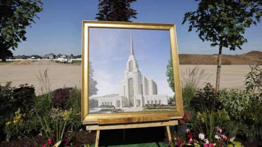 The Church of Jesus Christ of Latter-day Saints Breaks Ground For Its Temple At Syracuse, Utah Saturday