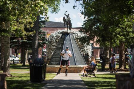 Man Rollerblades From Jackson to Salt Lake City for Charity