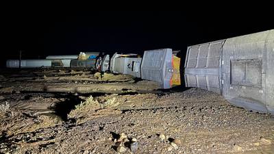3 Injured After Train Derails on Flooded Tracks in Utah