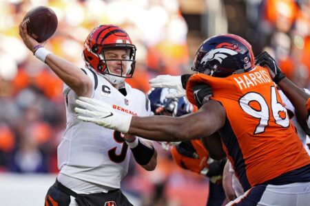 Broncos snap skid with 28-3 win over Bengals fueled by Dobbins’ 100-yard game, 2 Nix TD passes