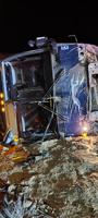 20 injured after Greyhound bus veers off Utah highway