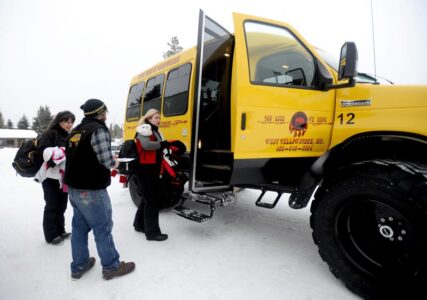 Yellowstone opens for winter travel, ends wildlife program