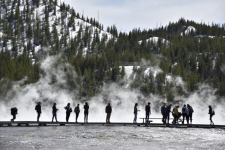 Yellowstone visits hit record high in 2021, straining staff