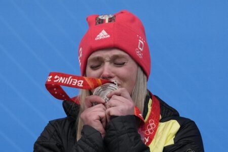 Germany’s Natalie Geisenberger wins 3rd Olympic luge title