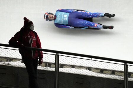 After the crash, Emily Sweeney back on luge’s Olympic stage