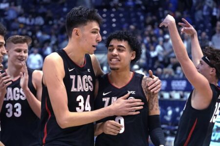 Holmgren powers No. 2 Gonzaga to 90-57 victory over BYU