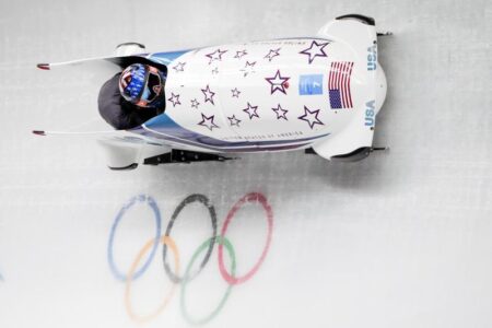 Germany leads in women’s Olympic bobsled, USA in 3rd