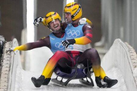 In Olympic doubles luge, Germany reigns supreme once again