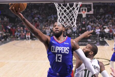 George returns, Clippers rally in 4th, beat Jazz 121-115