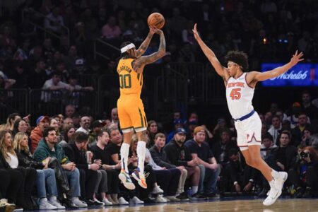 Mitchell scores 36 points, Jazz beat Knicks to open trip