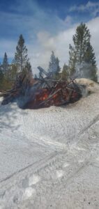 Heber-Kamas Ranger District Burns Slash Piles Friday